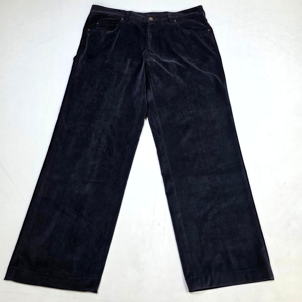 Paul & Shark Corduroy Pants Mens 52 Navy Blue Stretch Yachting Made in Italy